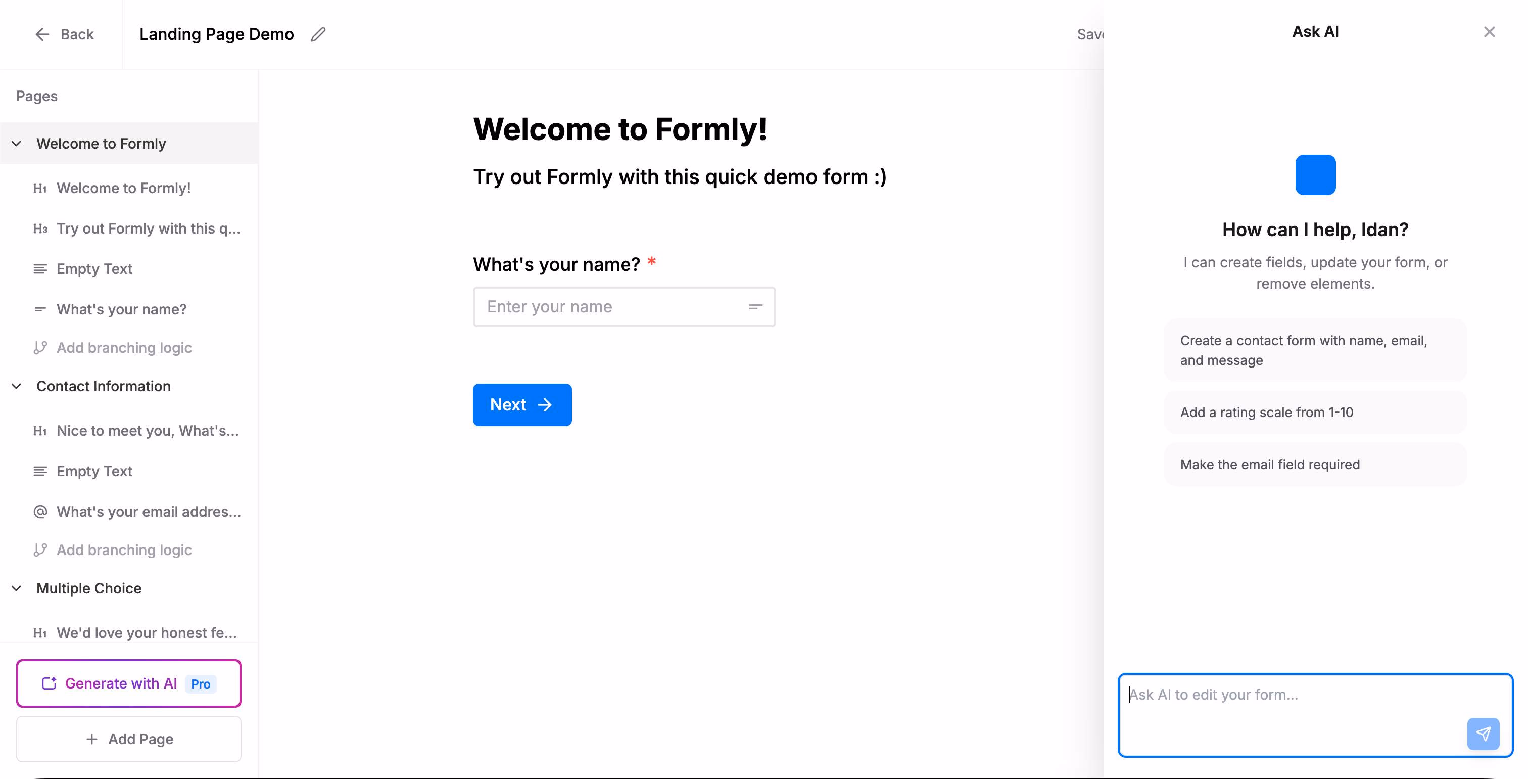 Formly - Product Image