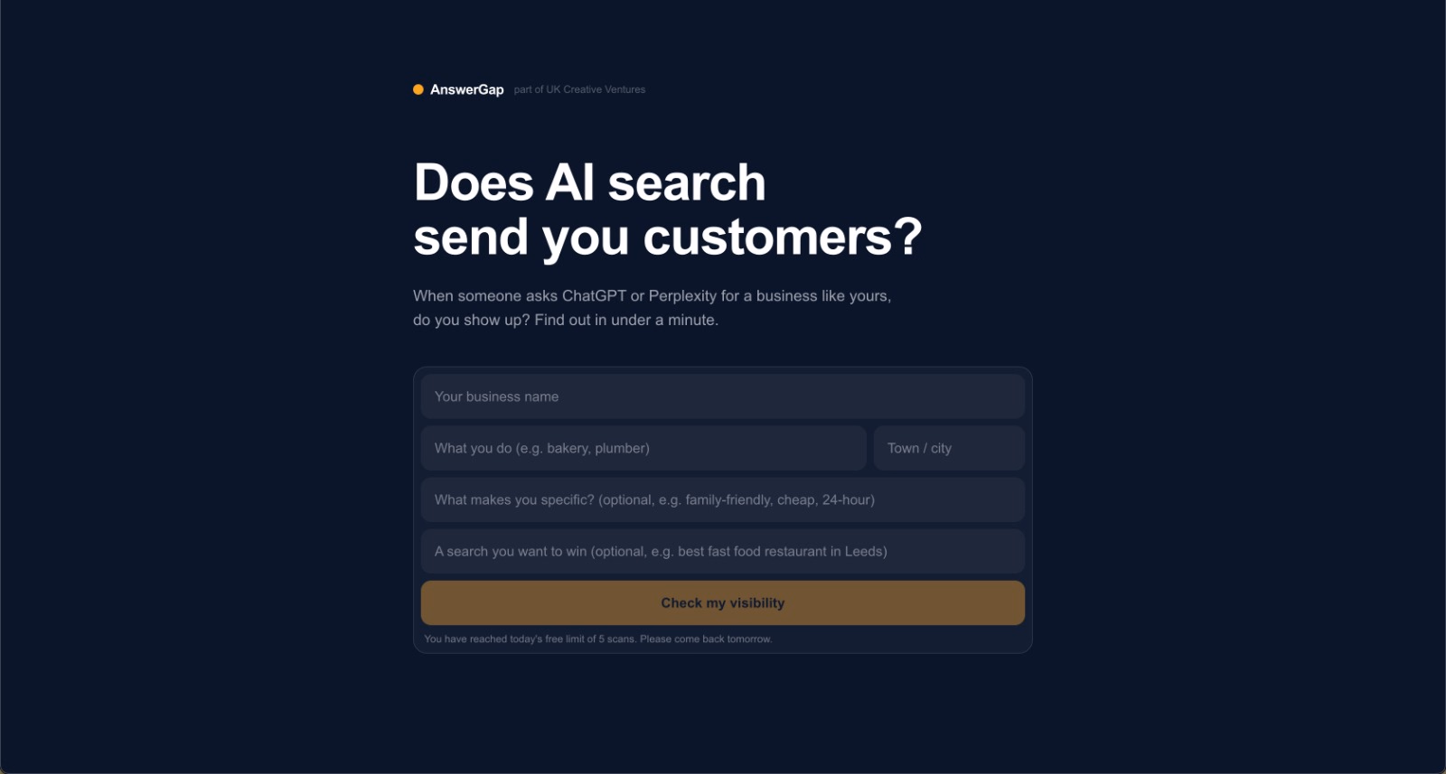 AnswerGap - Product Image