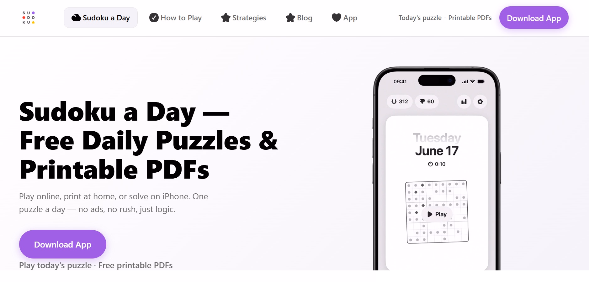 Sudoku A Day - Product Image