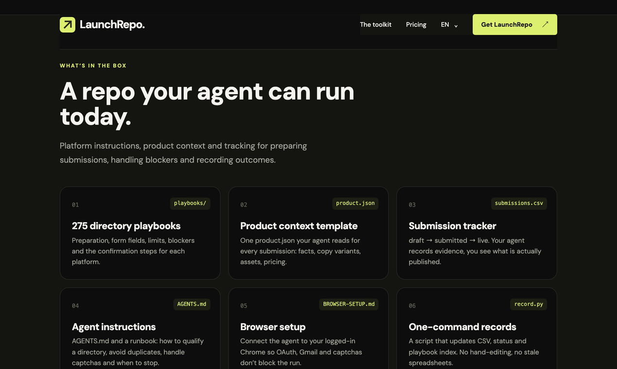 LaunchRepo - Product Image