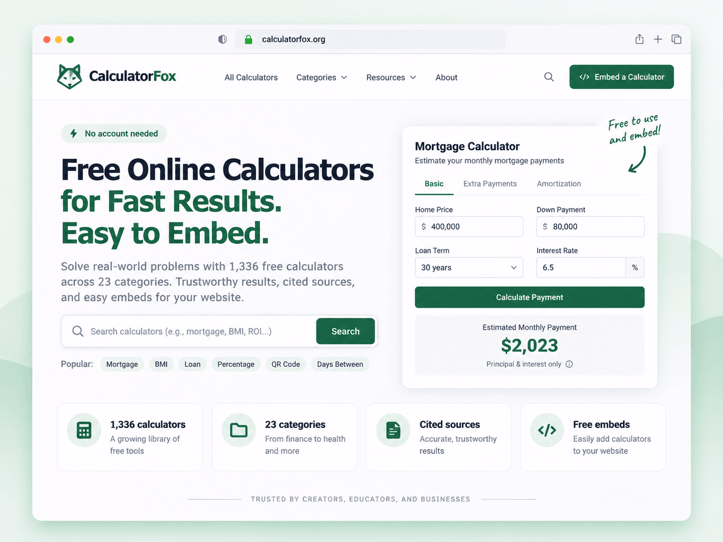 CalculatorFox - Product Image