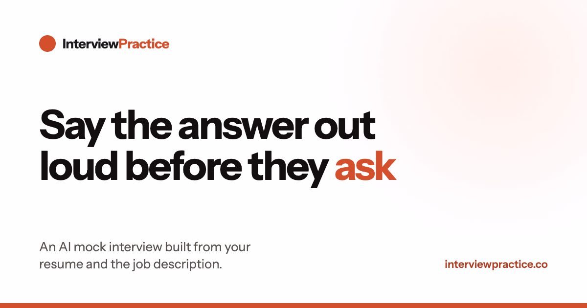Interview Practice - Product Image